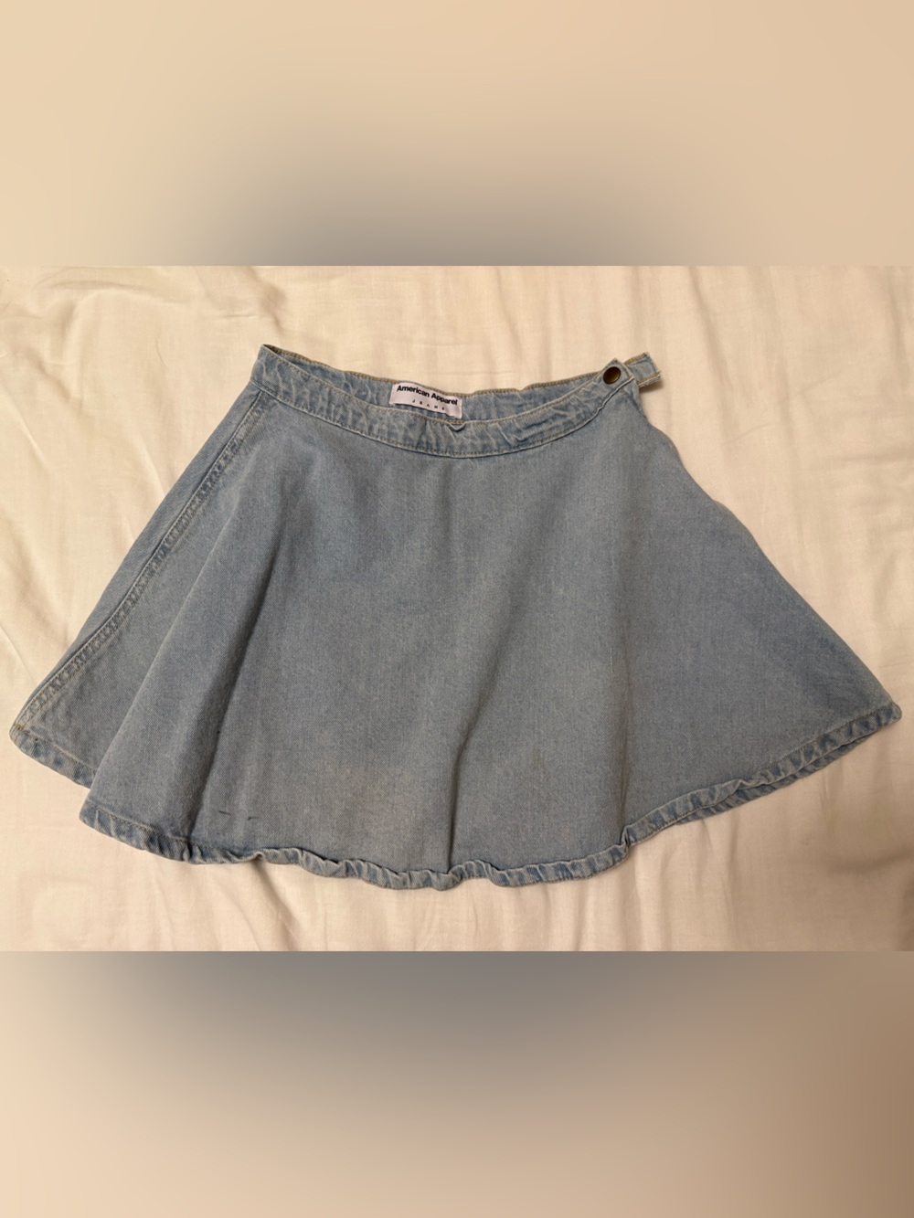 [3 FOR $15] American Apparel Light Blue Denim Circle Skirt